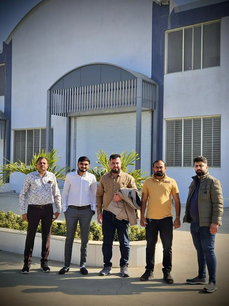 Business visit to a processing facility