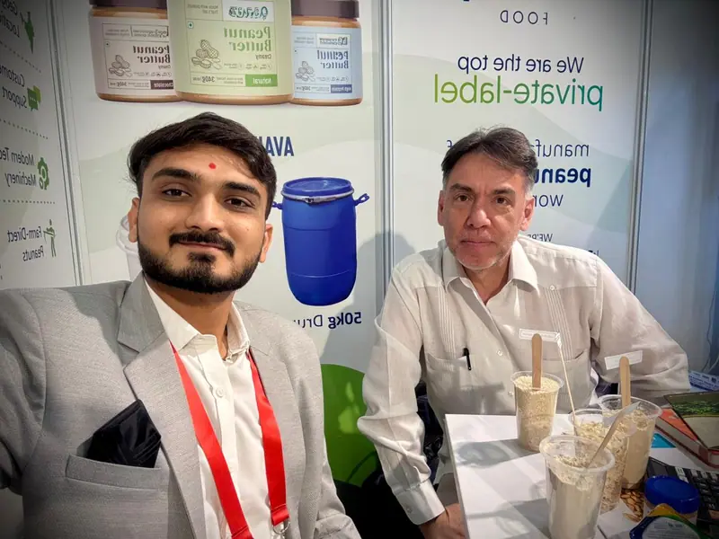 Meeting a buyer at a trade show