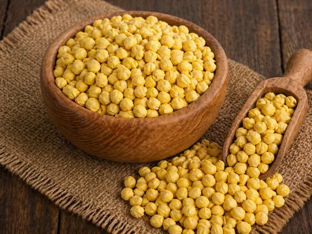 Roasted chickpeas without skin (yellow phutana) for export