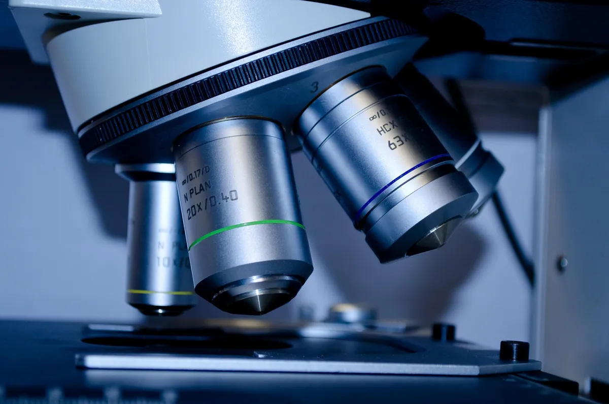 Laboratory microscope used for quality and testing terms in agro exports
