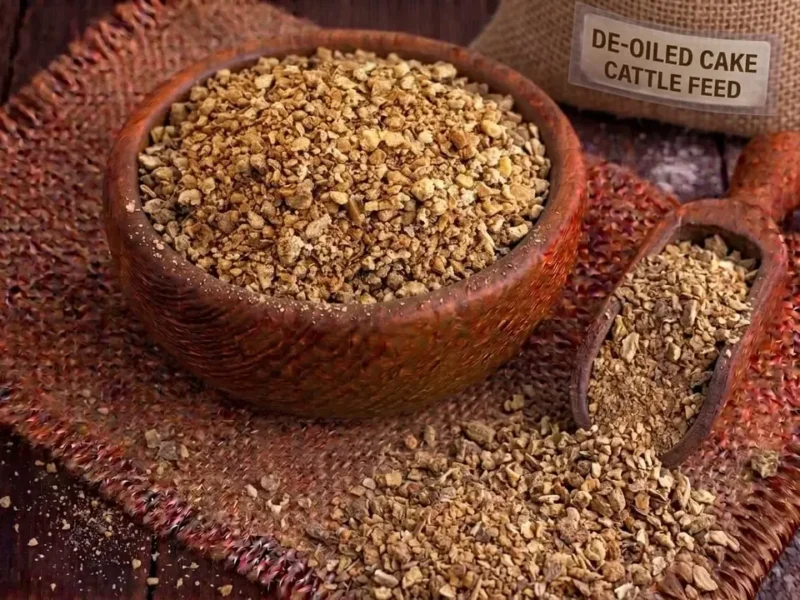Cotton seed oil cake and de-oiled cake for cattle feed