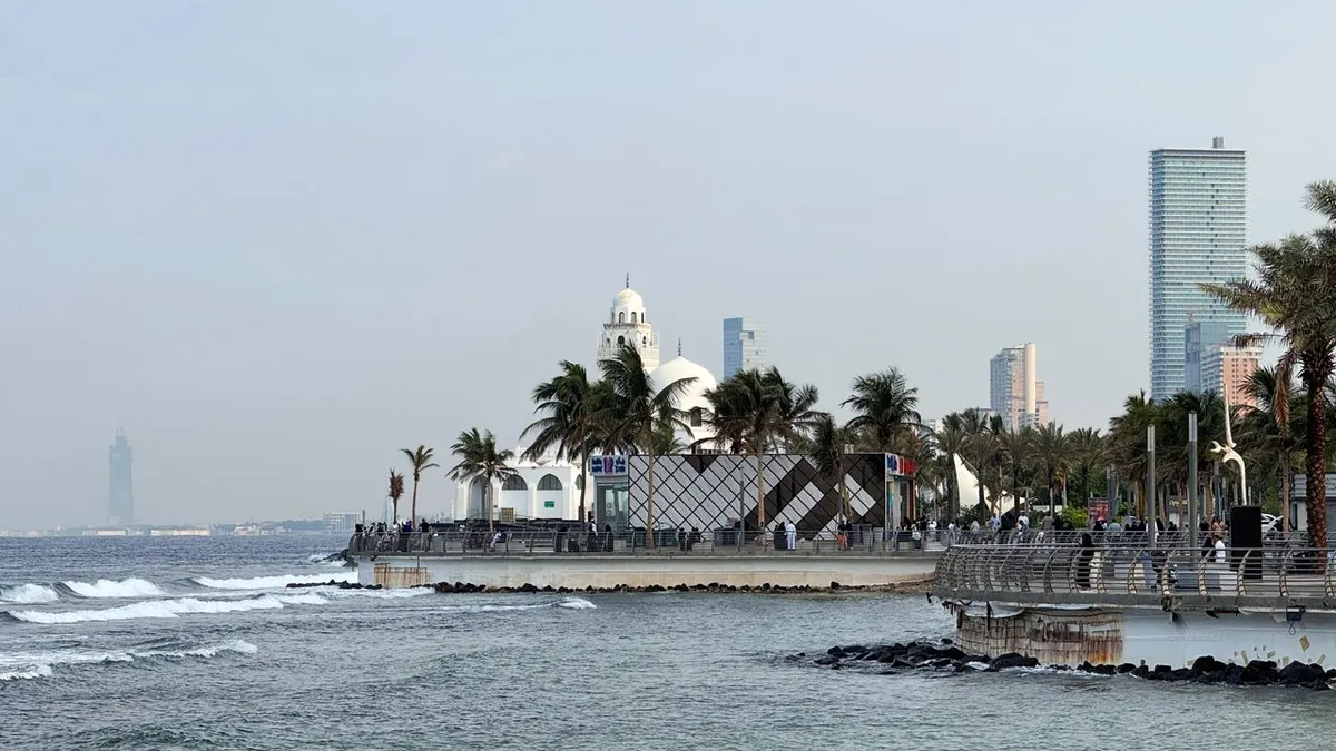 Jeddah waterfront on the Red Sea, the main entry point for food imports into Saudi Arabia