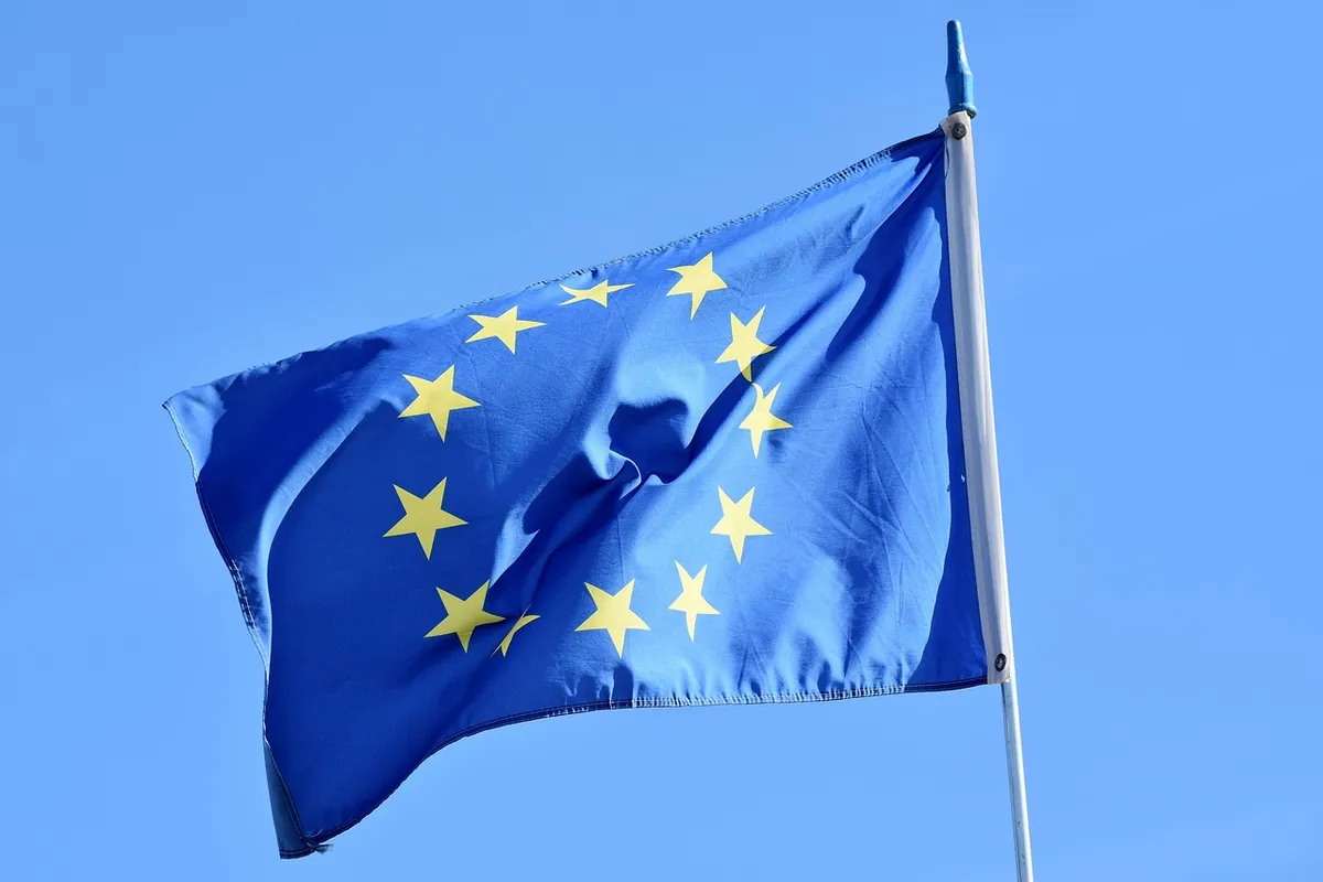 European Union flag representing EU food import requirements