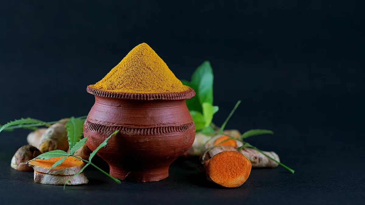 Turmeric powder and roots, a common organic certification India export